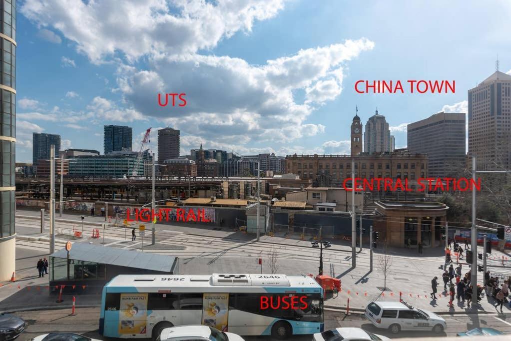 Luxe Ensuite Double Room - Ac - Next To Central&Cbd - Near Darling Harbour& Chinatown& Usyd& Uts Sydney Exteriör bild